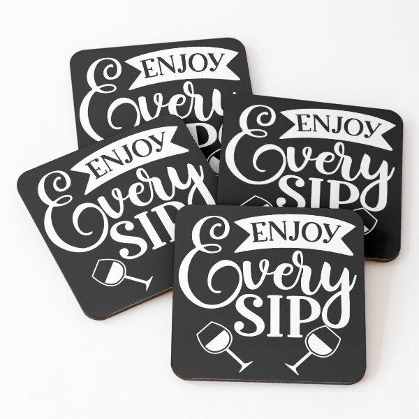 Item preview, Enjoy Every Sip. Funny Wine Lover Design. designed and sold by That Cheeky Tee.