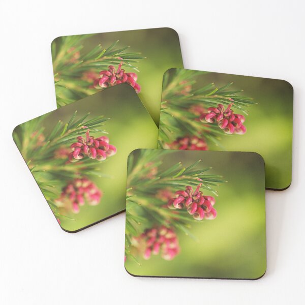 Item preview, Grevillea Pink Flower Groups designed and sold by Joy Watson - Natural Light Photography .
