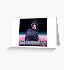 Hacker man Greeting Card