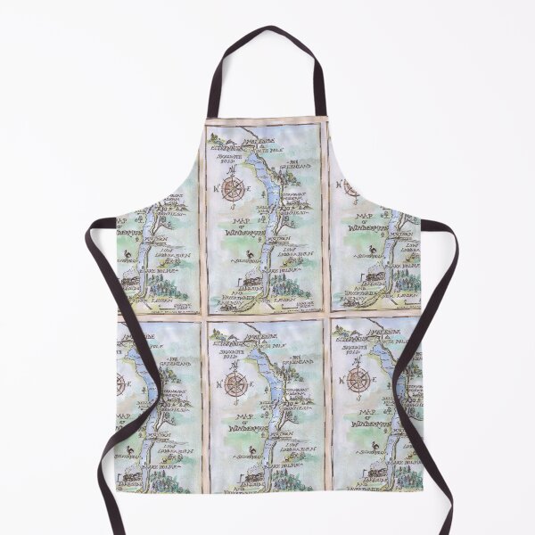 Item preview, Swallows and Amazons map of Windermere in spring colours - designed and sold by SophieNeville.