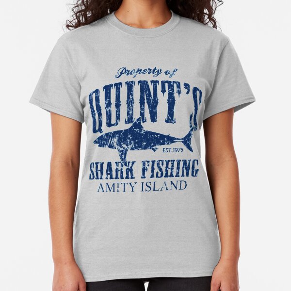 Quints Shark Fishing Amity Island Classic T-Shirt