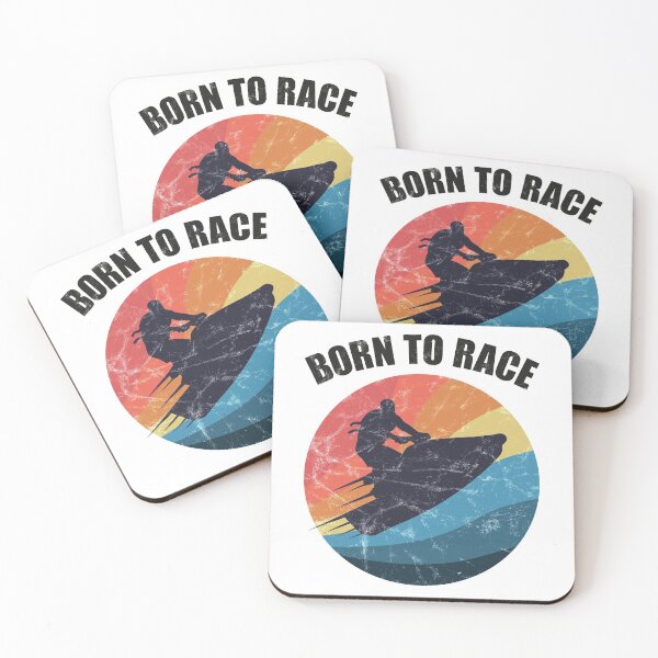 Item preview, Powerboat Racing Jet Ski Born to Race Summer Ocean Design designed and sold by justjonboy.