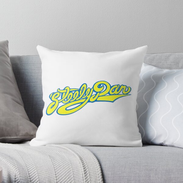 sticker dan Steely 456 awesome Throw Pillow