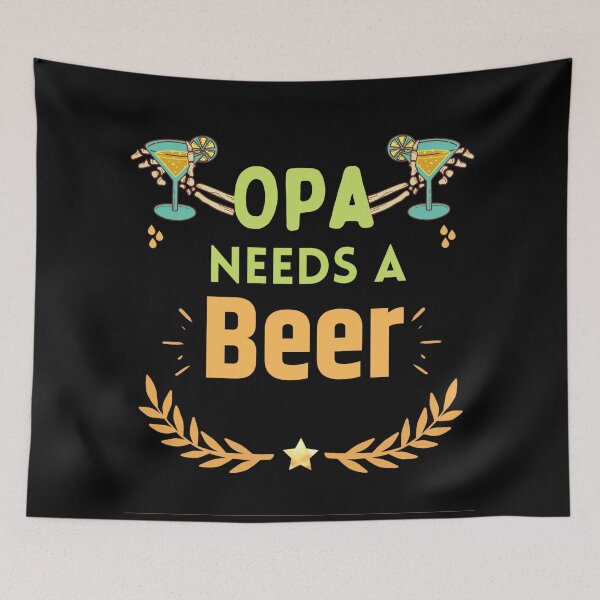 Item preview, Funny Opa Needs A Beer For Oktoberfest - Beer Lovers designed and sold by chetan786.