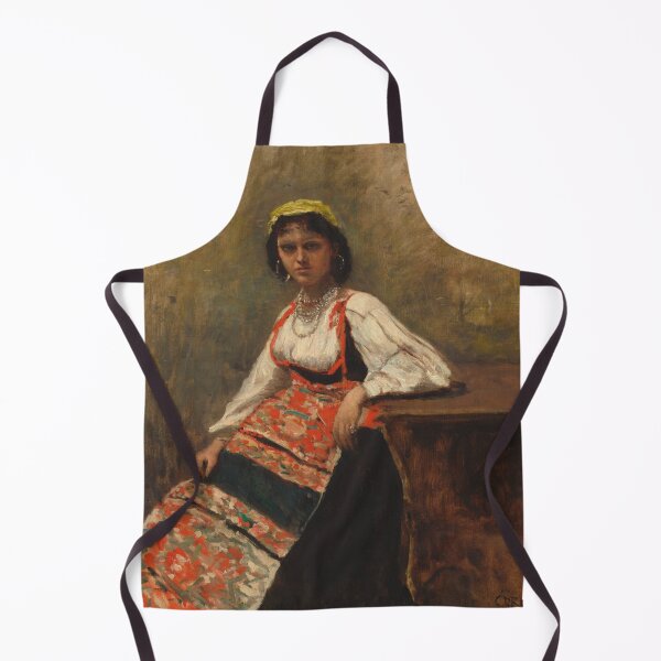 Item preview, Jean-Baptiste-Camille Corot - Italian Woman designed and sold by Vivanne-art.