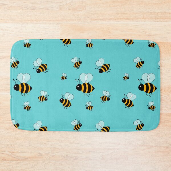 Item preview, Cute Bumblebee Swarm - Nature Pattern designed and sold by JulieSouster.