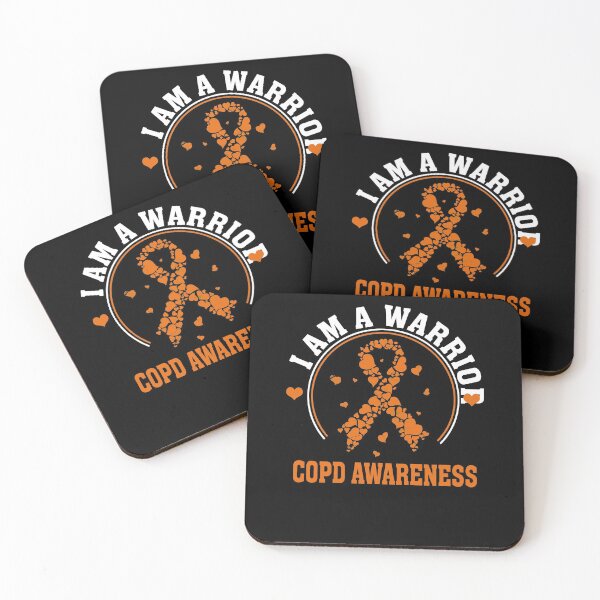 Item preview, I'm a COPD Warrior, COPD Awareness Gift for COPD Warrior, Orange Ribbon Gift designed and sold by CapitalDesignss.