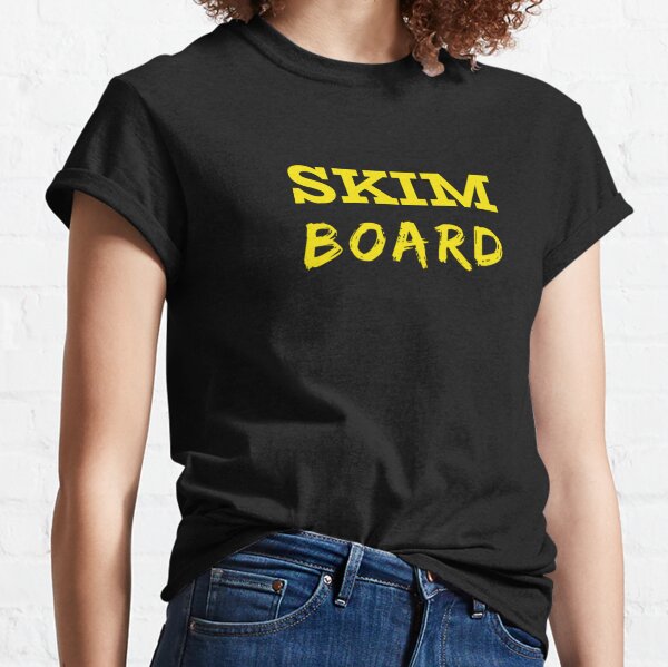 Vintage 00s SKIM MAGAZINE Skimboard Skateboard Surfboard Style T Shirt  Beauty Distressed Tee Rare 