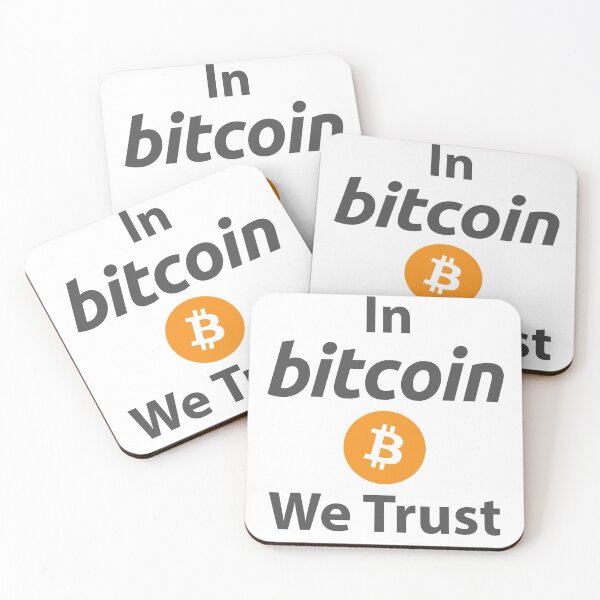 Item preview, In Bitcoin we trust Crypto cryptocurrency cybermonnaie fan designed and sold by FranceLibre.