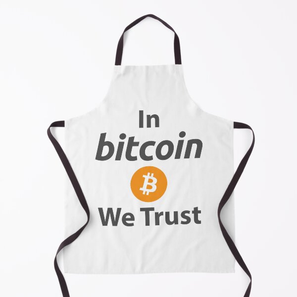 Item preview, In Bitcoin we trust Crypto cryptocurrency cybermonnaie fan designed and sold by FranceLibre.