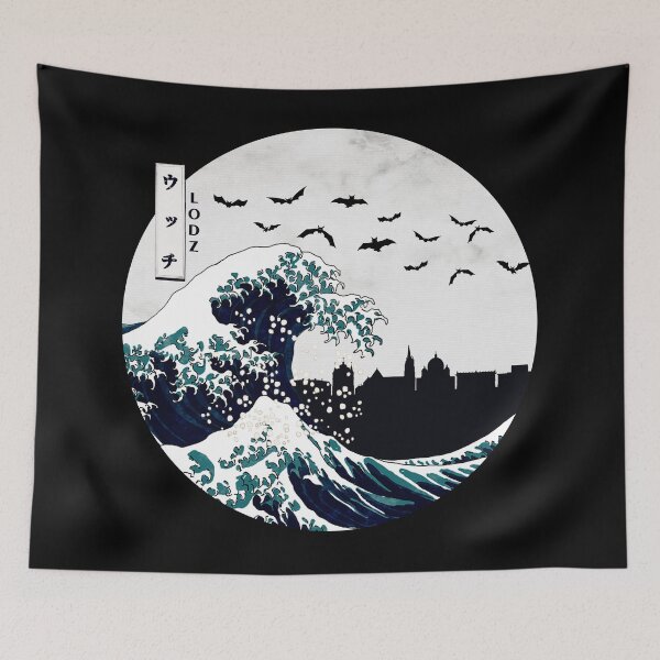 Item preview, Lodz Kanagawa Wave Dark designed and sold by DFerraz.
