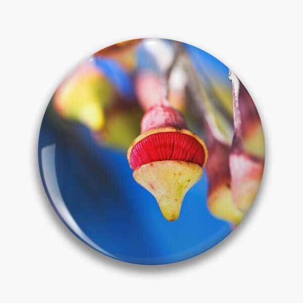 Item preview, Eucalyptus Flowers Red Spinning Top designed and sold by Joy Watson - Natural Light Photography .