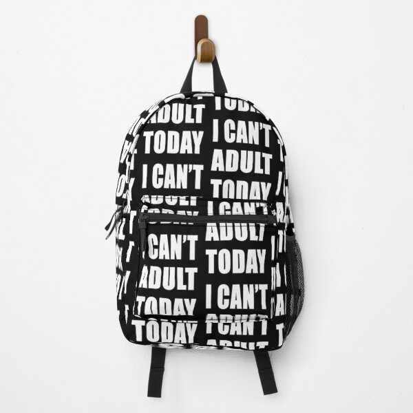 Item preview, I Can't adult today funny shirt designed and sold by Goods-by-Jojo.