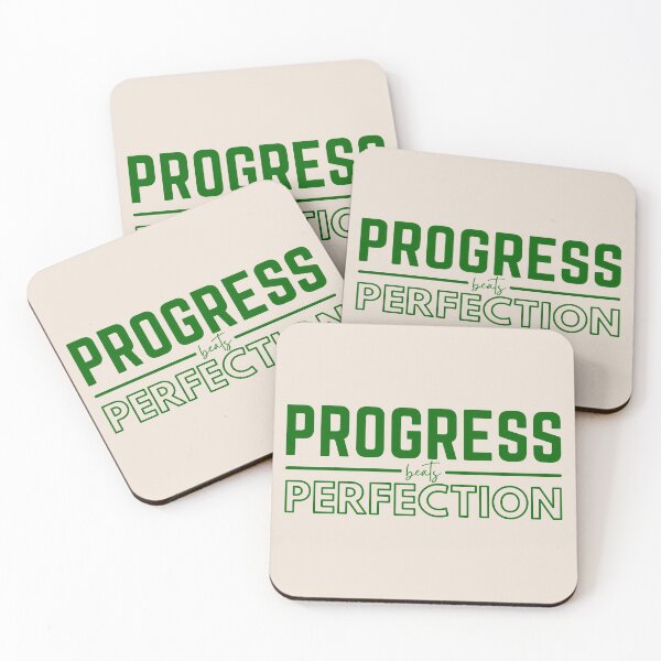 Item preview, Progress Beats Perfection designed and sold by cafeteeria.