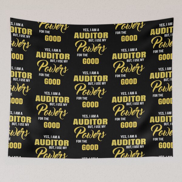 Item preview, YES, I AM A AUDITOR BUT, I USE MY POWERS FOR THE GOOD designed and sold by T-shirtgallery.