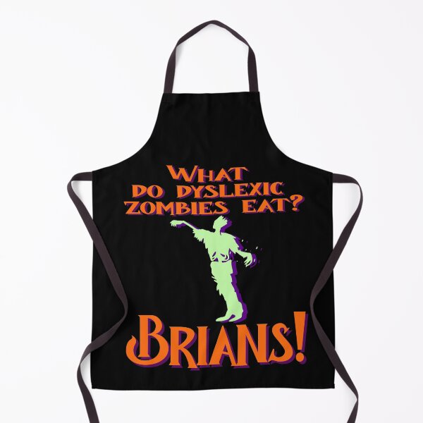 Item preview, What Do Dyslexic Zombies Eat? - Joke Halloween Design designed and sold by NineSevenFour.