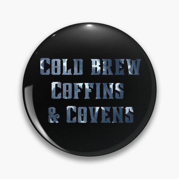 Item preview, Halloween Shirt Cold Brew, Coffins & Covens Shirt Halloween Outfit Fall Shirt designed and sold by biwdrawing.