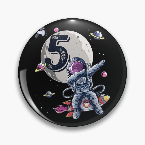 Item preview, Kids 5 Years Old Birthday Boy Astronaut Gifts Space 5th B-Day  designed and sold by SeleneFrances.