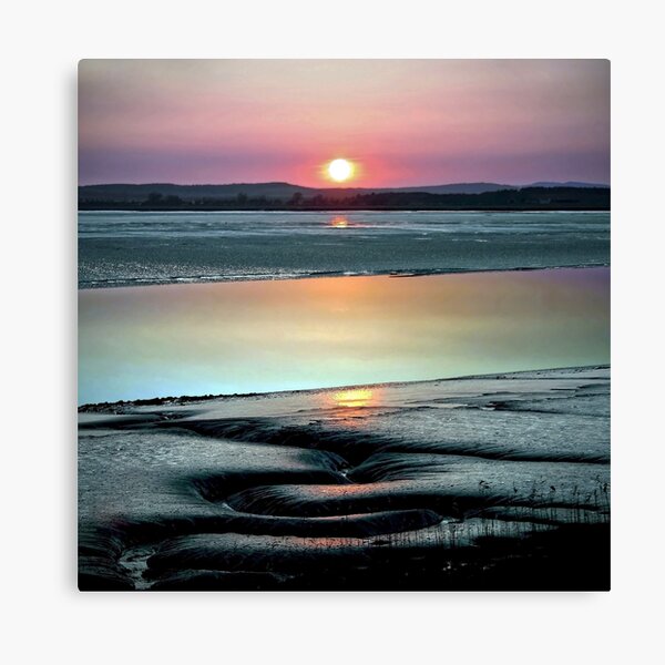 SOLWAY FIRTH - VOLCANIC SUNSET Canvas Print