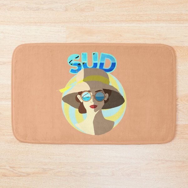 Item preview, reflections sea sunglasses south of france mixed digital painting and watercolor skiair designed and sold by skiair.
