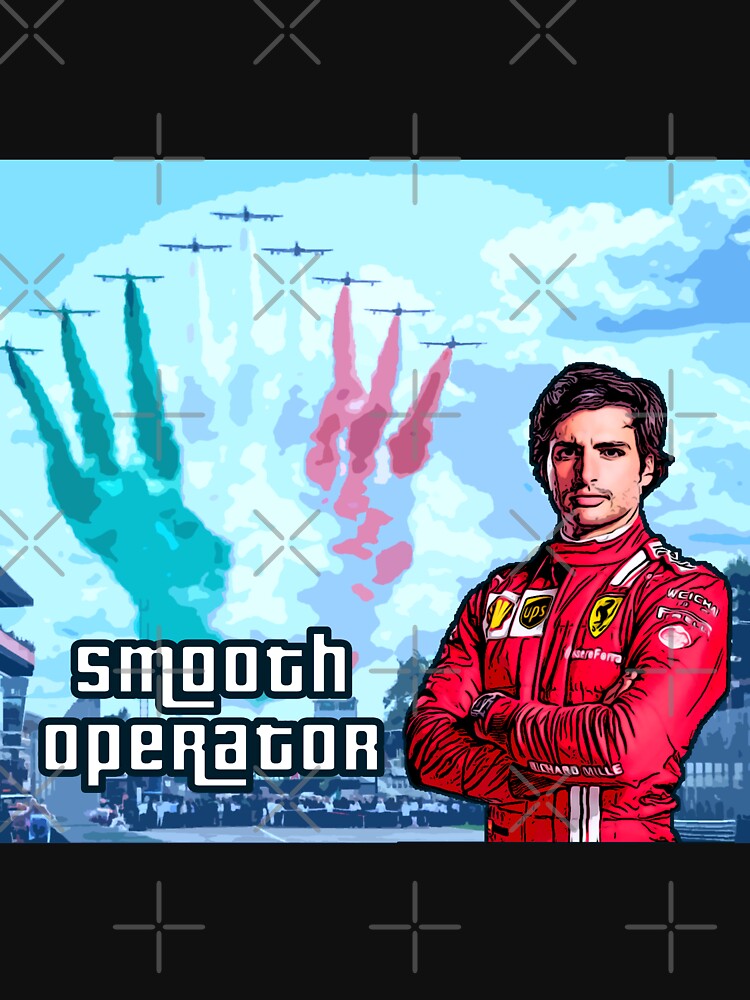 "Carlos Sainz Smooth Operator (GTA style)" T-shirt by leprincefrivole