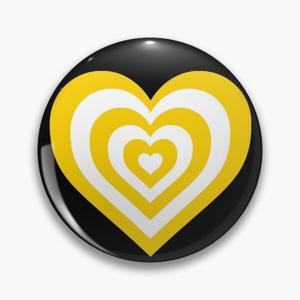 Item preview, White and Gold - Powerpuff Girls Retro Heart designed and sold by Liyanna Baloca.
