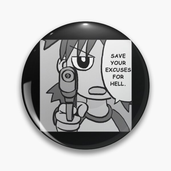 Item preview, I draw water gun yotsuba says save your excuses for hell meme / monochrome ver. designed and sold by RansRoom.