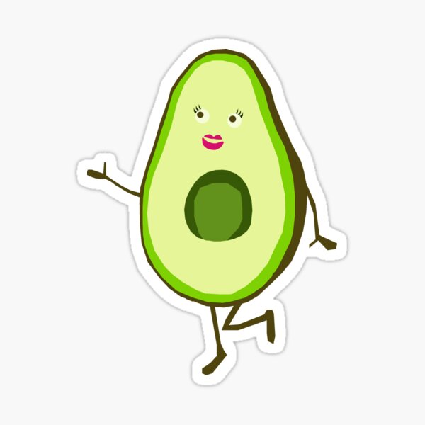 Mrs Avocado Sticker