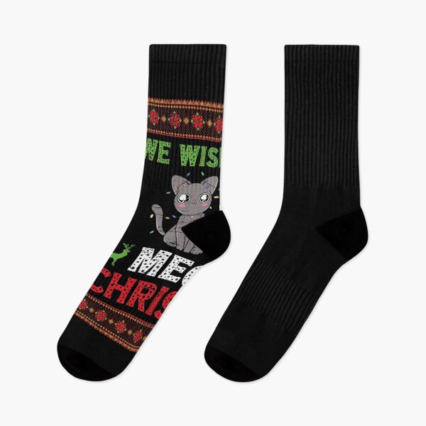Artikelvorschau, Wir wünschen Ihnen ein Meowy Cat Christmas Ugly Xmas Christmas entworfen und verkauft von shirti.