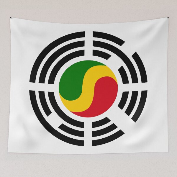 Item preview, Korean Congolese Multinational Patriot Flag Series designed and sold by Carbon-Fibre Media.