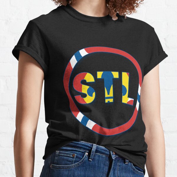 Saint Louis Statue Circle Tee, St Louis T-Shirt, STL, STL Shirt