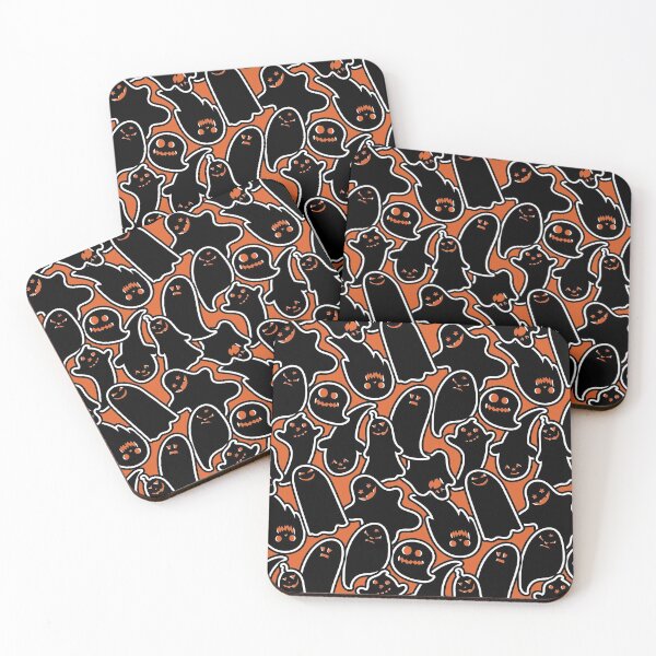 Item preview, halloween cute ghosts pattern designed and sold by cutecrazytshirt.