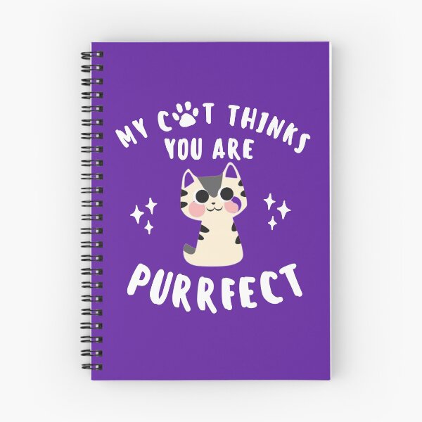 Item preview, My cat thinks you are purrfect  | cute tortiseshell cat lover sticker designed and sold by Canfy Girl.
