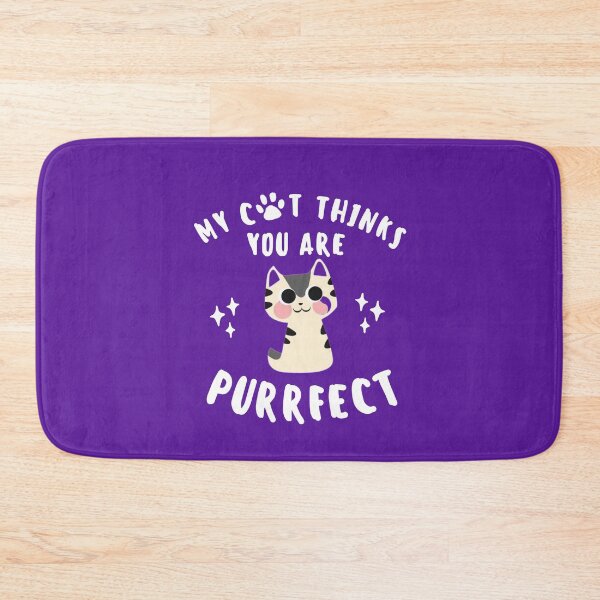 Item preview, My cat thinks you are purrfect  | cute tortiseshell cat lover sticker designed and sold by Canfy Girl.