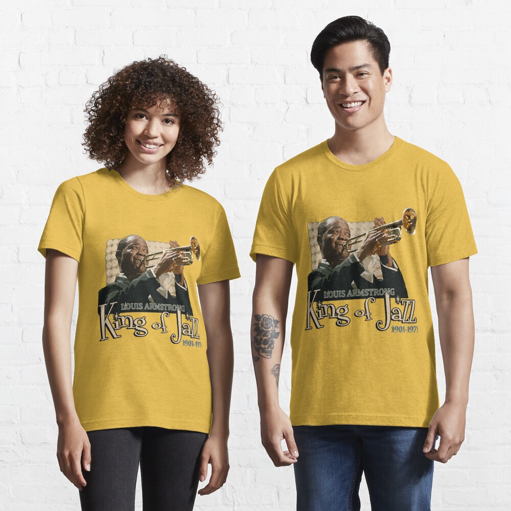 Louis Armstrong T Shirt Louis Armstrong King of Jazz  Classic T