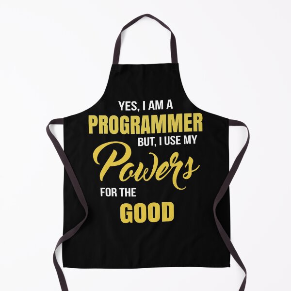 Item preview, YES, I AM A PROGRAMMER BUT, I USE MY POWERS FOR THE GOOD designed and sold by T-shirtgallery.