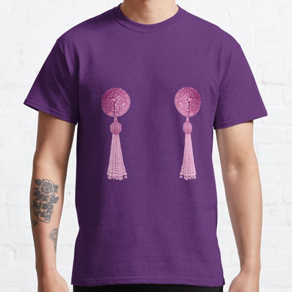 Burlesque Tassel Pasties Pink Classic T-Shirt