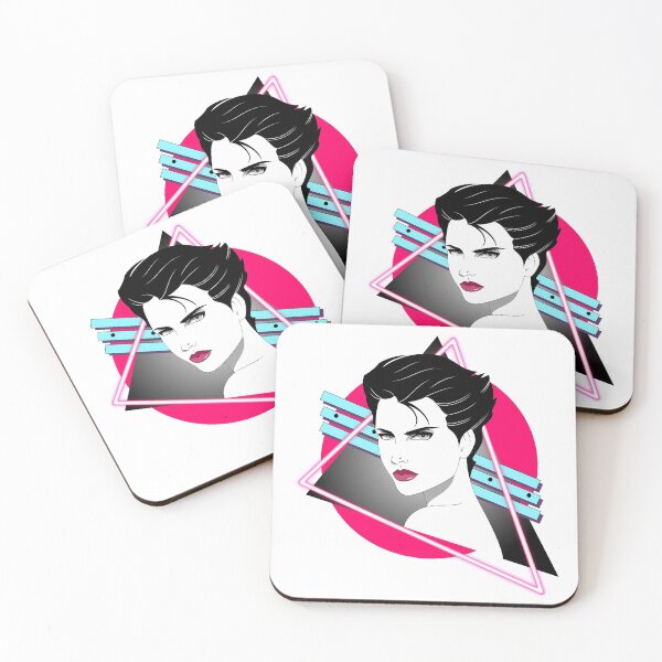 Item preview, Nagel-style Vaporwave Portrait designed and sold by Salty-Dog2.