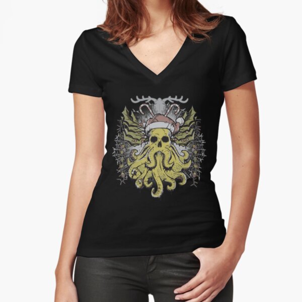 Fitted V-Neck T-Shirt