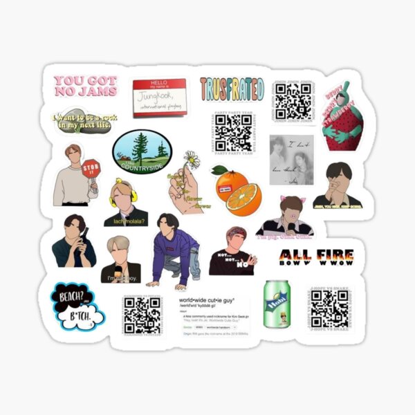 Artikel-Vorschau von Gemischtes BTS-Stickerpaket, designt und verkauft von my07magicshop.