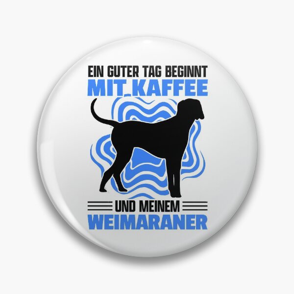 Item preview, Weimaraner and Coffee Hound Pointing Dog designed and sold by madgrfx.