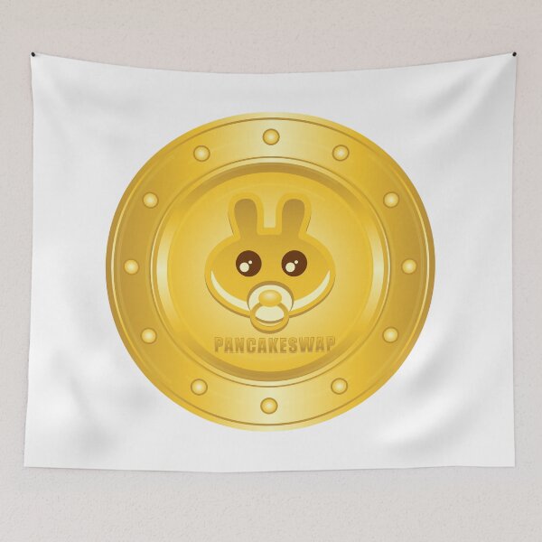 Item preview, Pancake swap crypto currency with golden coin designed and sold by ZieProject.