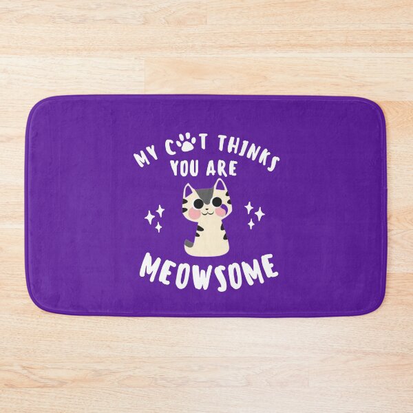 Item preview, My cat thinks you are meowsome  | cute tortiseshell cat lover sticker designed and sold by Canfy Girl.