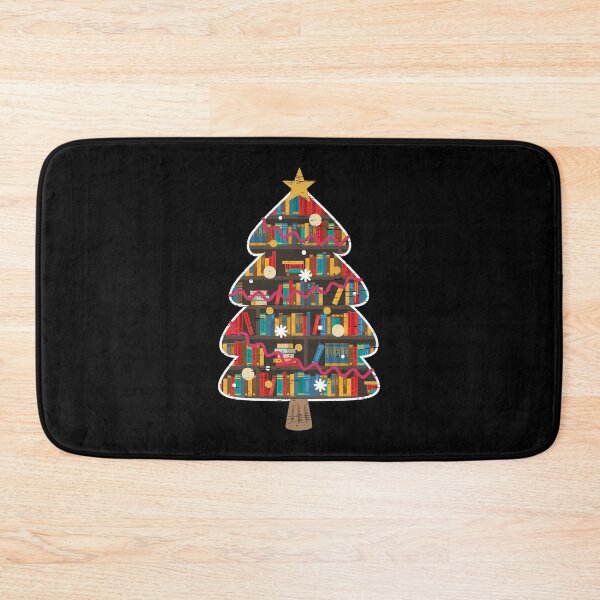 Item preview, Merry Christmas Librarian Nerd Tree reading books Christmas designed and sold by shirti.