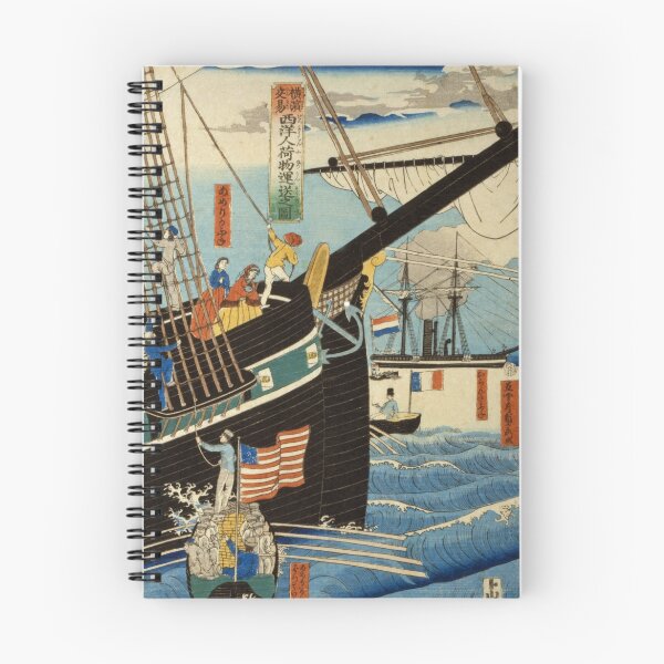 Item preview, TIR-FA - Japan Print - Western traders at Yokohama transporting merchandise designed and sold by imageresource.