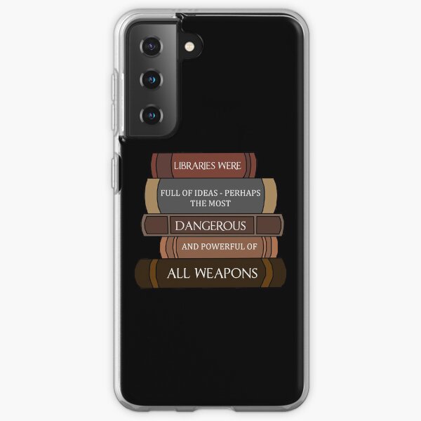 Bibliotheken waren voller Ideen ... Samsung Galaxy Flexible Hülle