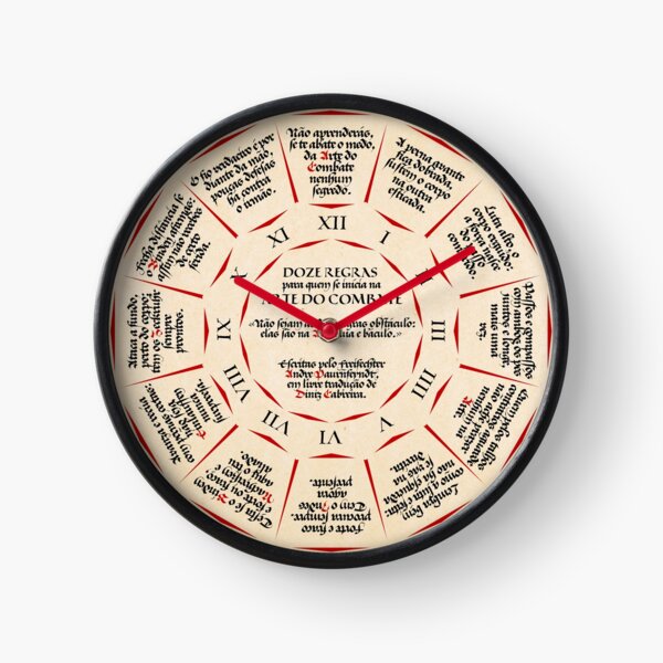 Doze Regras para quem se Inicia na Arte do Combate Clock