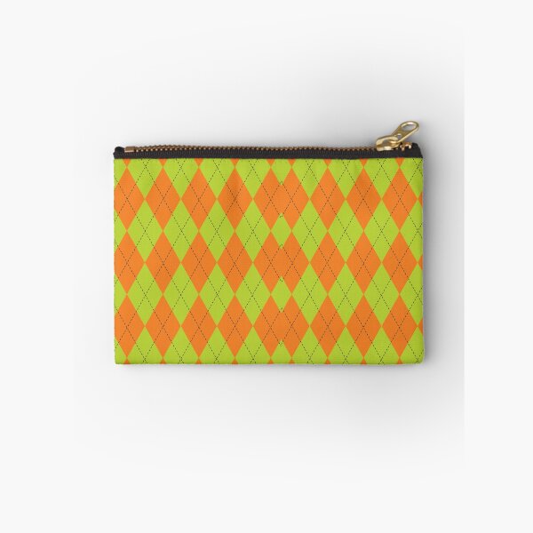 Item preview, Halloween Orange & Green Argyle designed and sold by Trinket-Trickster.