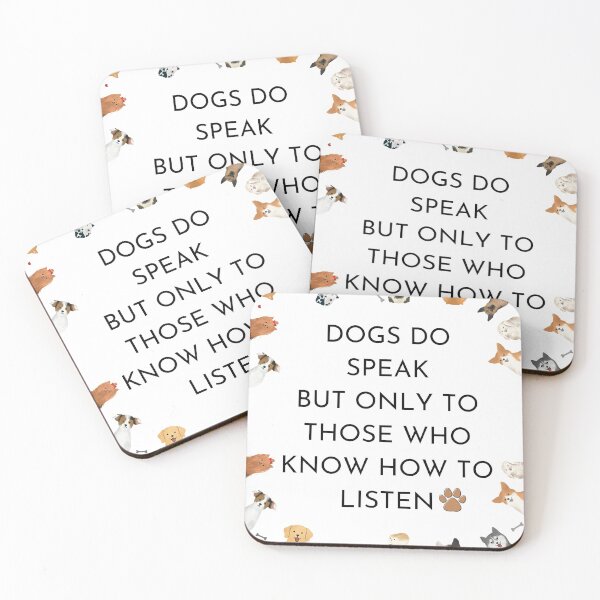 Item preview, Dogs do speak  designed and sold by Coldhand34.