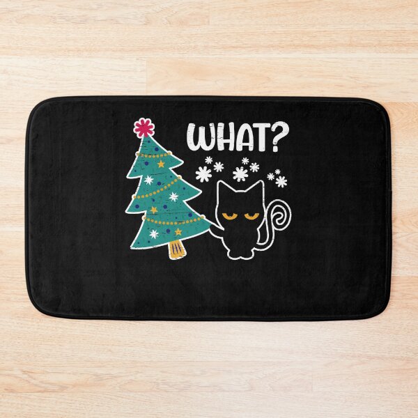 Item preview, Pushing Christmas Tree Over Cat What?  Xmas Christmas designed and sold by shirti.